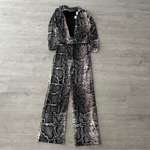 Women's Snake Print matching set